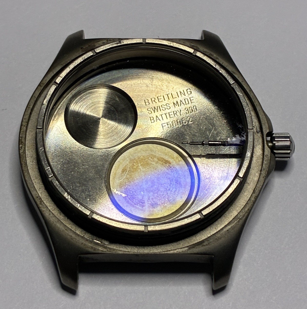 Breitling Aerospace Titan Case, Glass, Crown, (No Bezel ) Vintage F56062 Rare!!