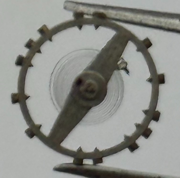 ETA 761 1201 Balance Wheel Complete And Spring 145 M Watch Movement Parts NOS