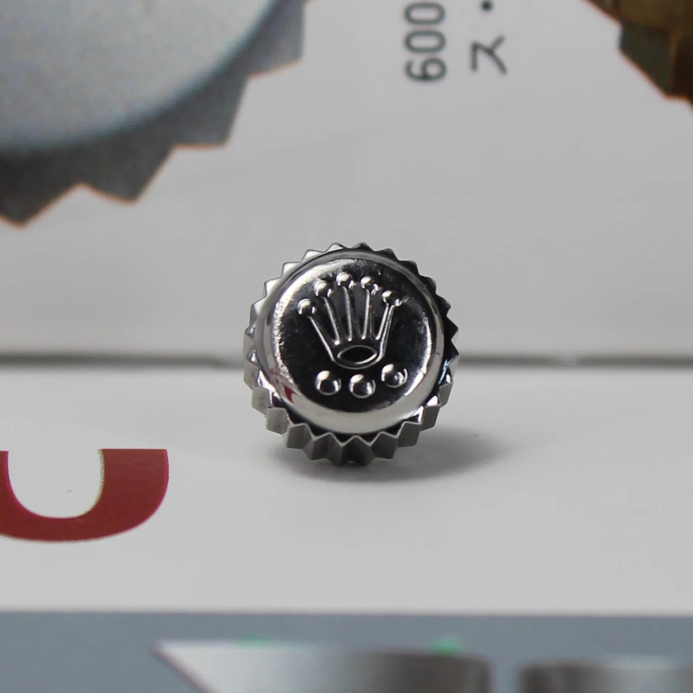 Rolex 24-802-0 Original Steel Crown 8mm Sea-Dweller Deepsea 116660 126660