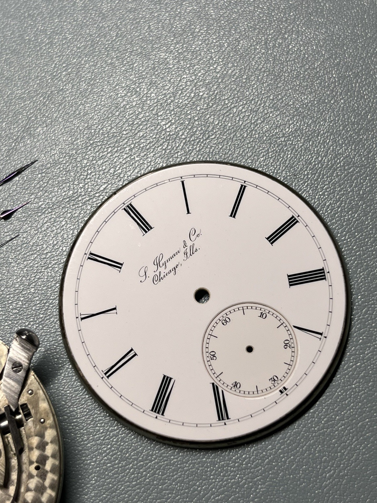 Running 1883 Private Label Louis Audemars & Cie 16s Hunter Pocket Watch Movement
