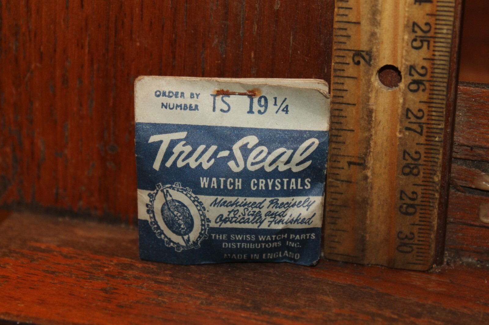 One NOS VINTAGE Tru-Seal Watch Crystal TS 19-1/4