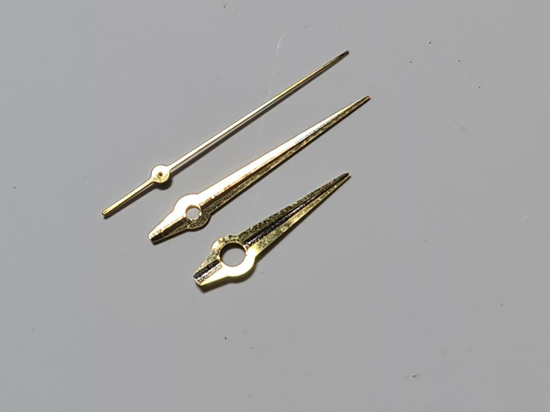 GENUINE USED GOLDEN SET of HANDS SEIKO KS KING SEIKO 4502-7000 4502-7001