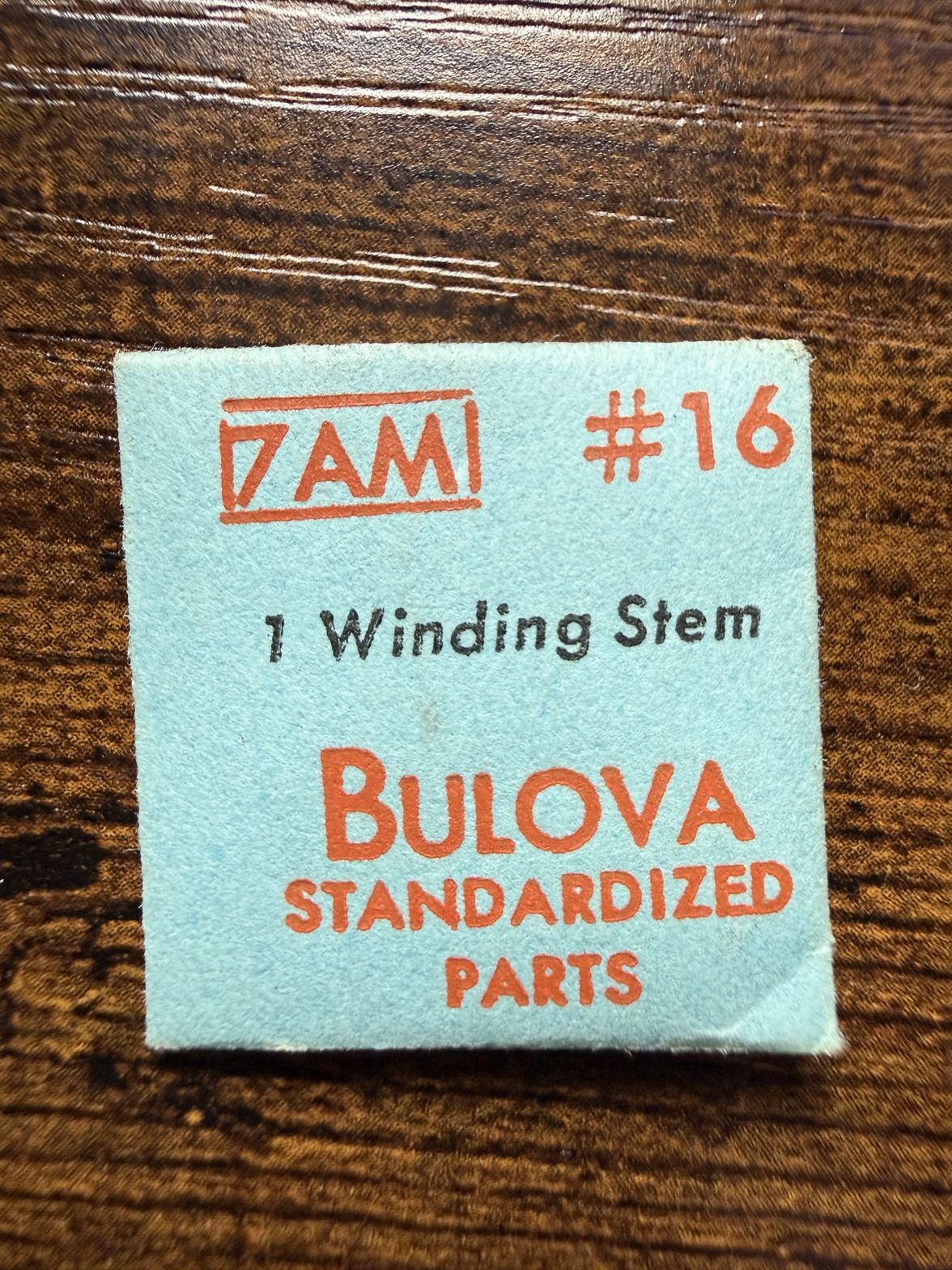 Bulova 7AM #16 Winding Stem NOS Genuine Vintage Watch Part