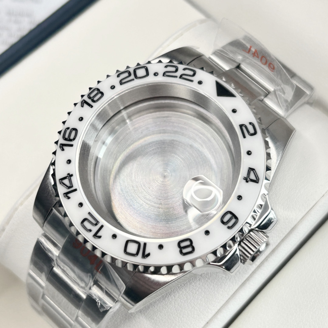 40mm Sapphire Glass Steel Watch Case for NH34 Nh35 NH36 Movement Watch Modified