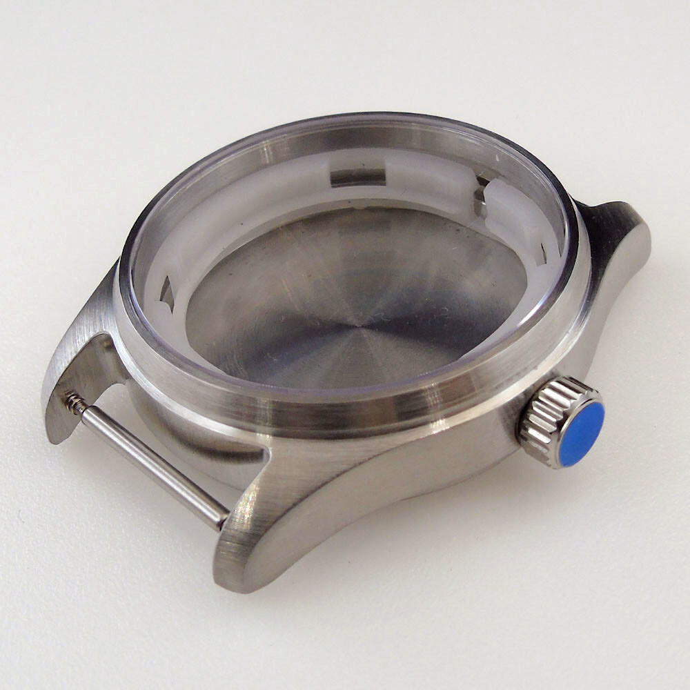 200M WR 39mm solid brushed Watch Case Fit For NH35 NH36 Movement Sapphire Glass