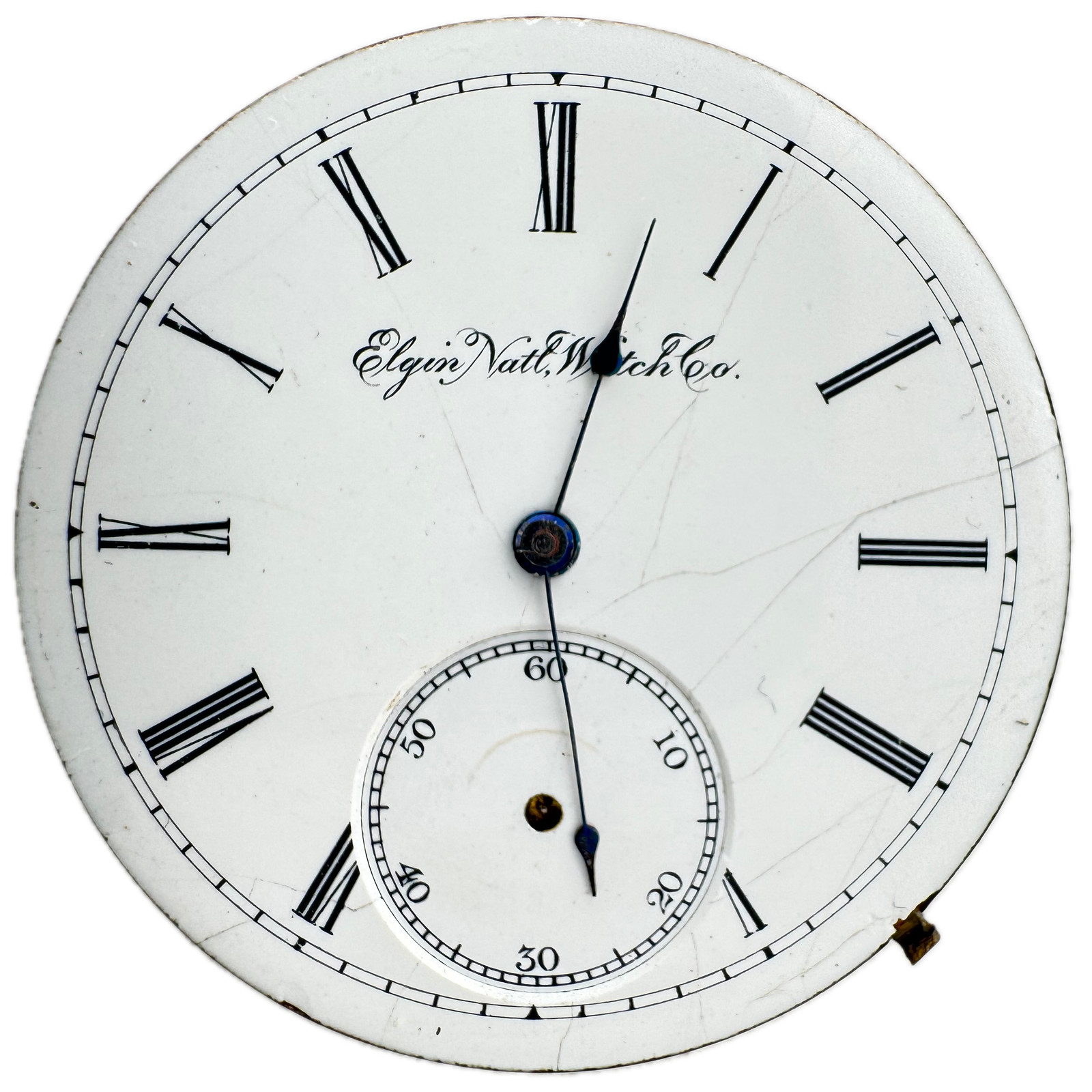 Antique 16s Elgin Roman Dial 11J Hunter Pocket Watch Movement 92 USA Gilt Finish