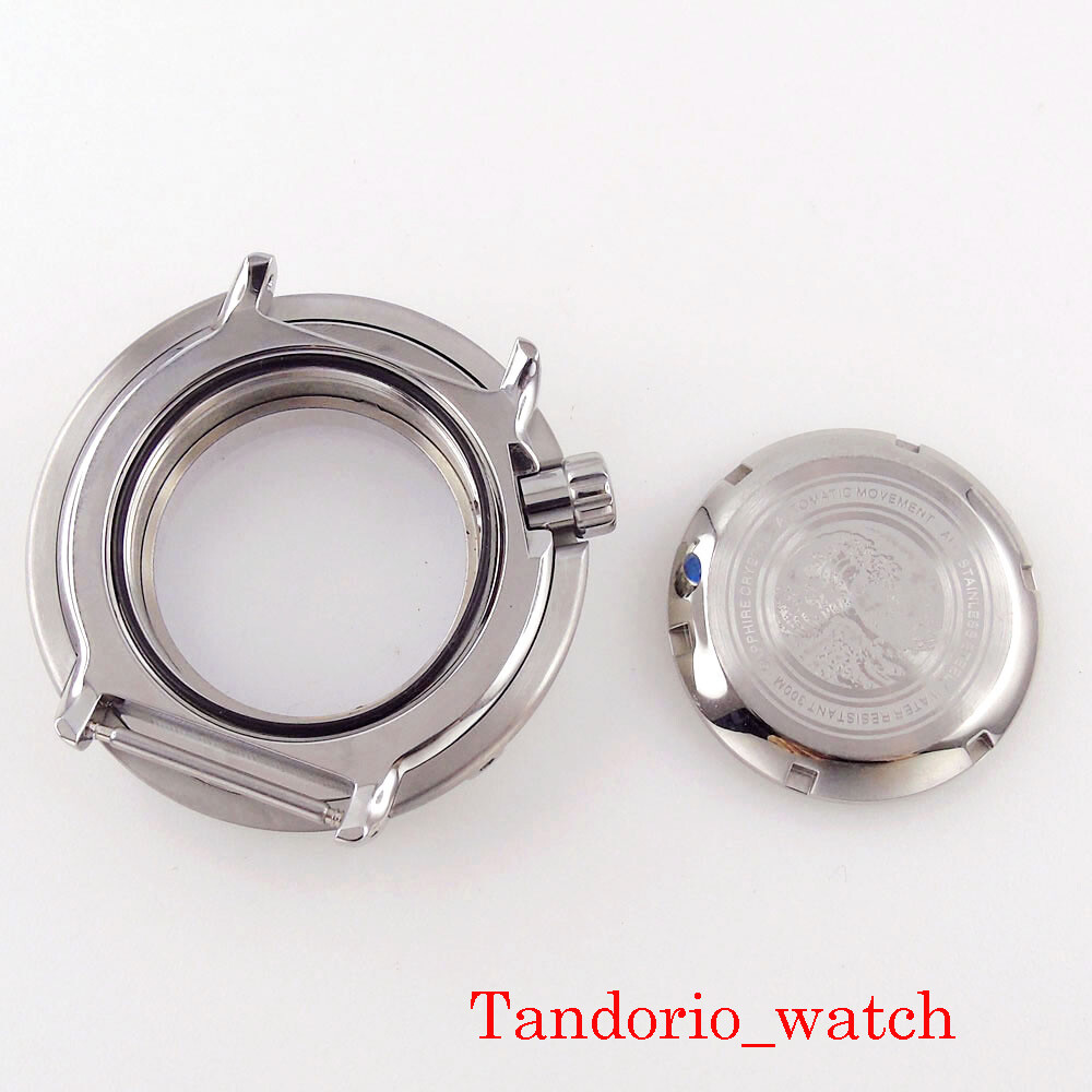 46.5mm For NH35A NH36A SKX007 316L Diving Watch Case Sapphire Glass High Quality
