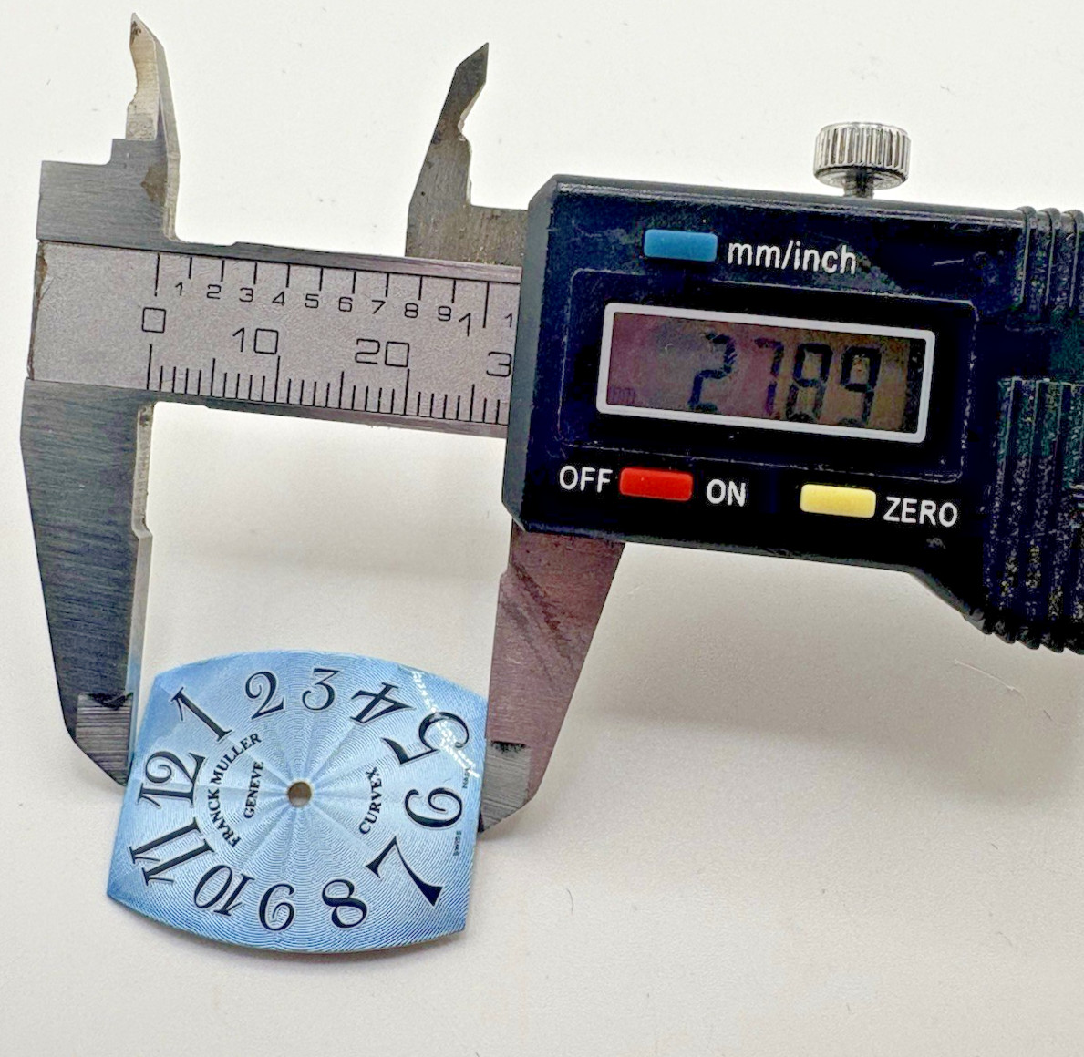 Franck Muller Cintree Curvex 1752QZ Light Blue Dial