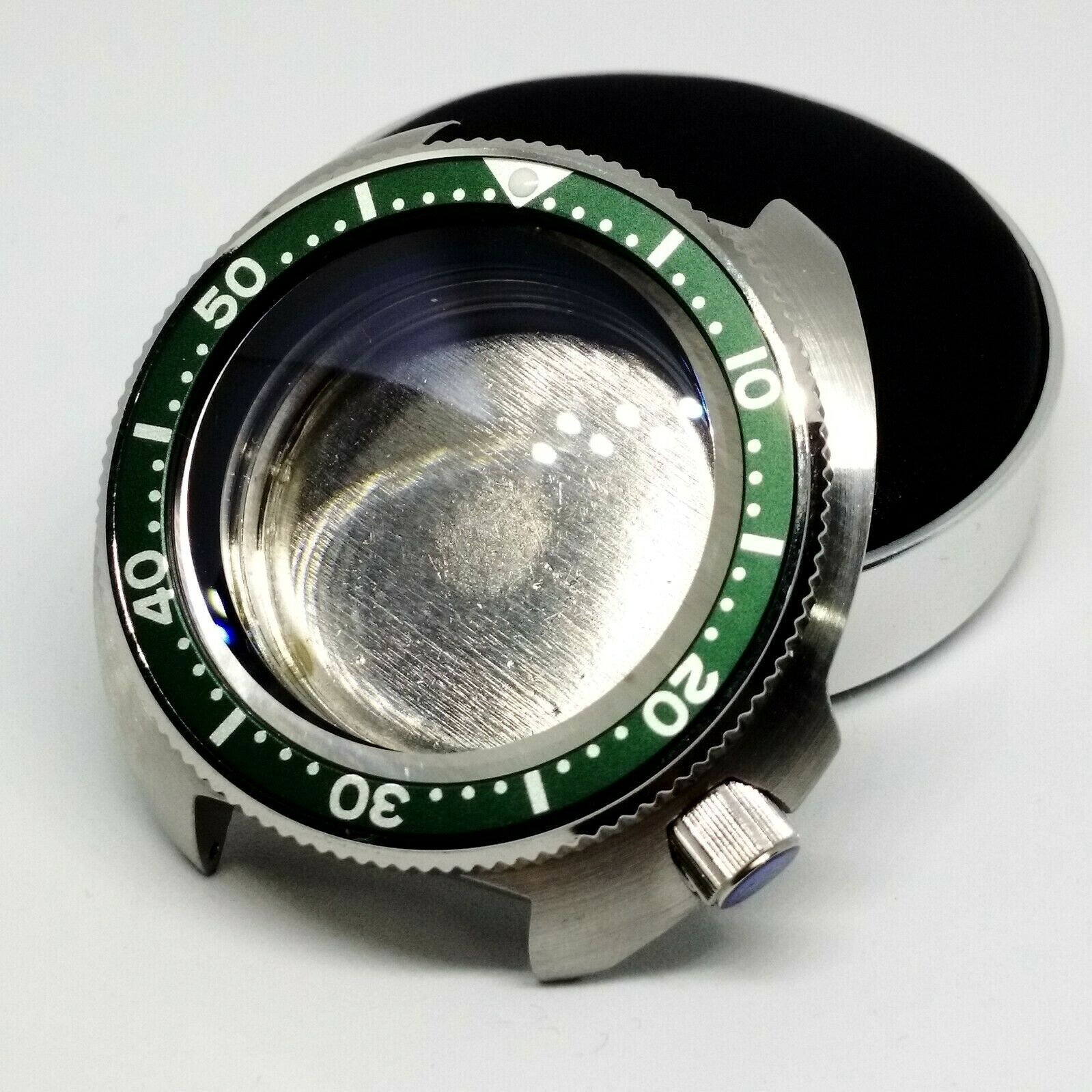 🟢GREEN ALUMINIUM BEZEL INSERT FOR 6105 CAPTAIN WILLARD STYLE AND STEELDIVE CASE