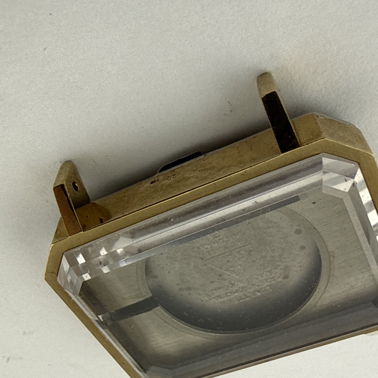 NOS Omega 32mm Gold Plated Watch Case 511.0379 W/ Crystal – New Old Stock