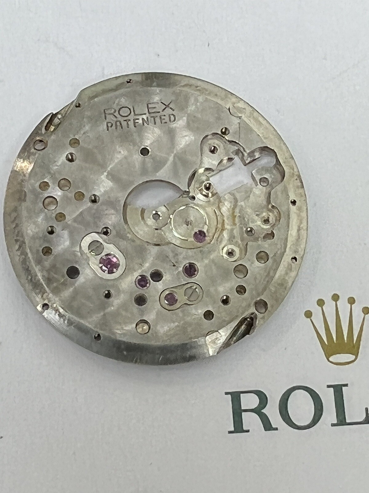 GENUINE Rolex 645 Main Plate Complete Perfect Condition