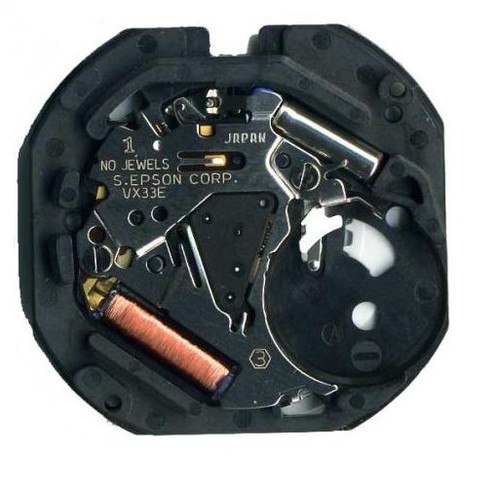 For Hattori Epson TMI VX33 VX33B Watch Quartz Movement Japan Made Dual Calendar