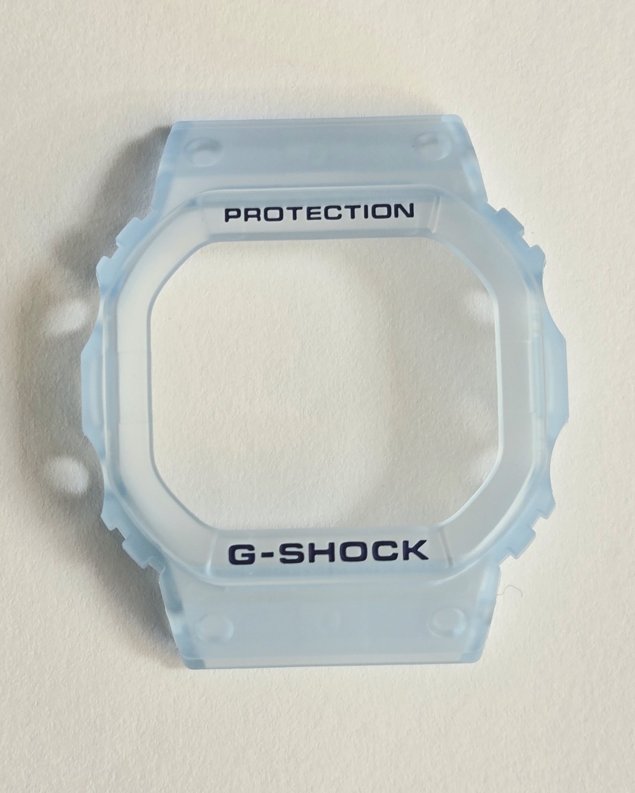 Genuine Casio Replacement BEZEL for G SHOCK DW5600LS-2 DW5600 CLEAR BLUE ** NEW