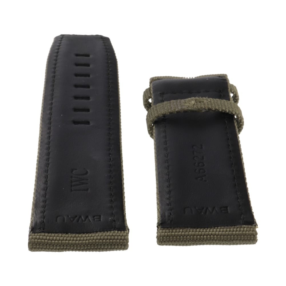 IWC Mens Fabric Strap Brand New Military Green