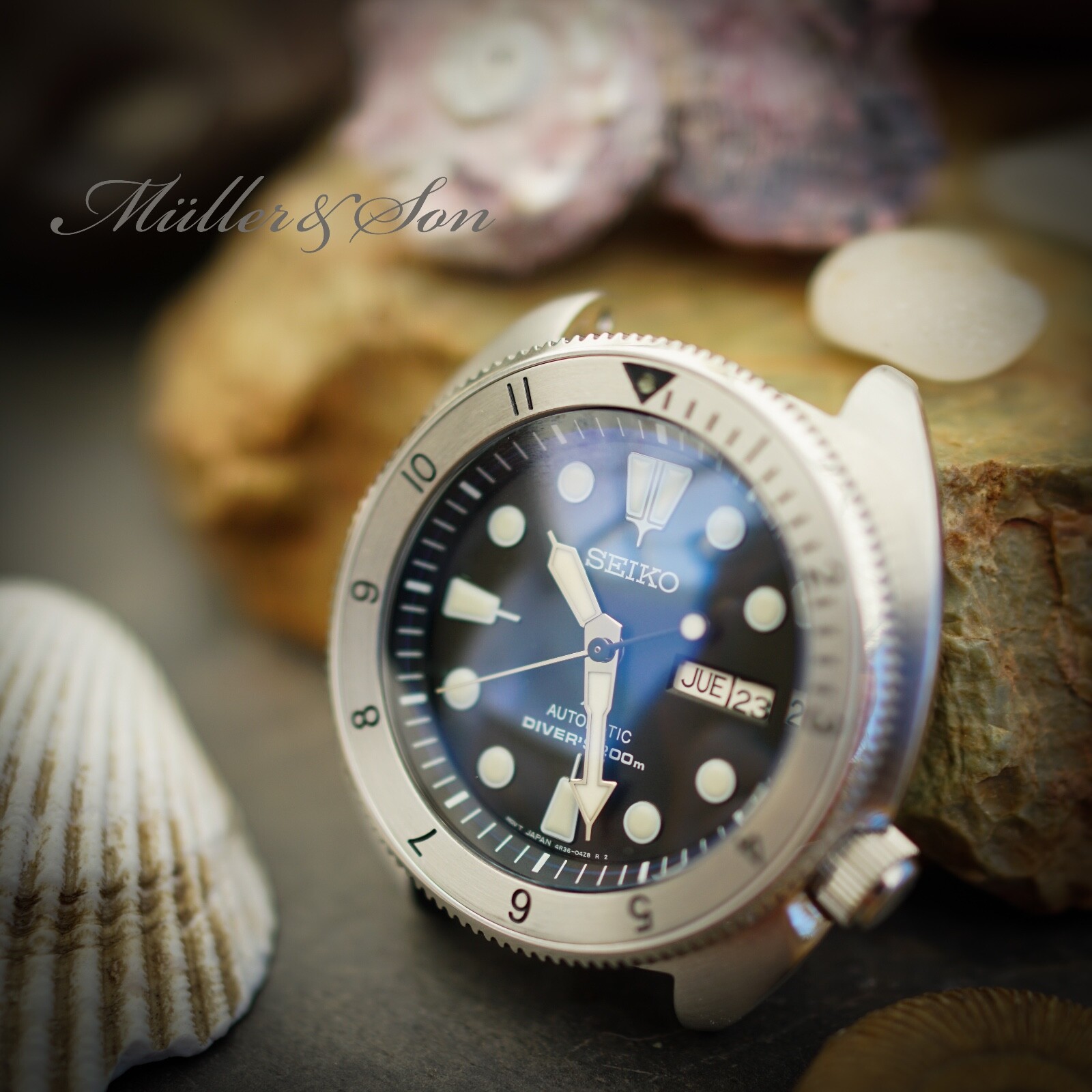 Stainless Steel Dual Time Bezel Insert for Seiko Turtle SRP~US Seller+Fast Ship