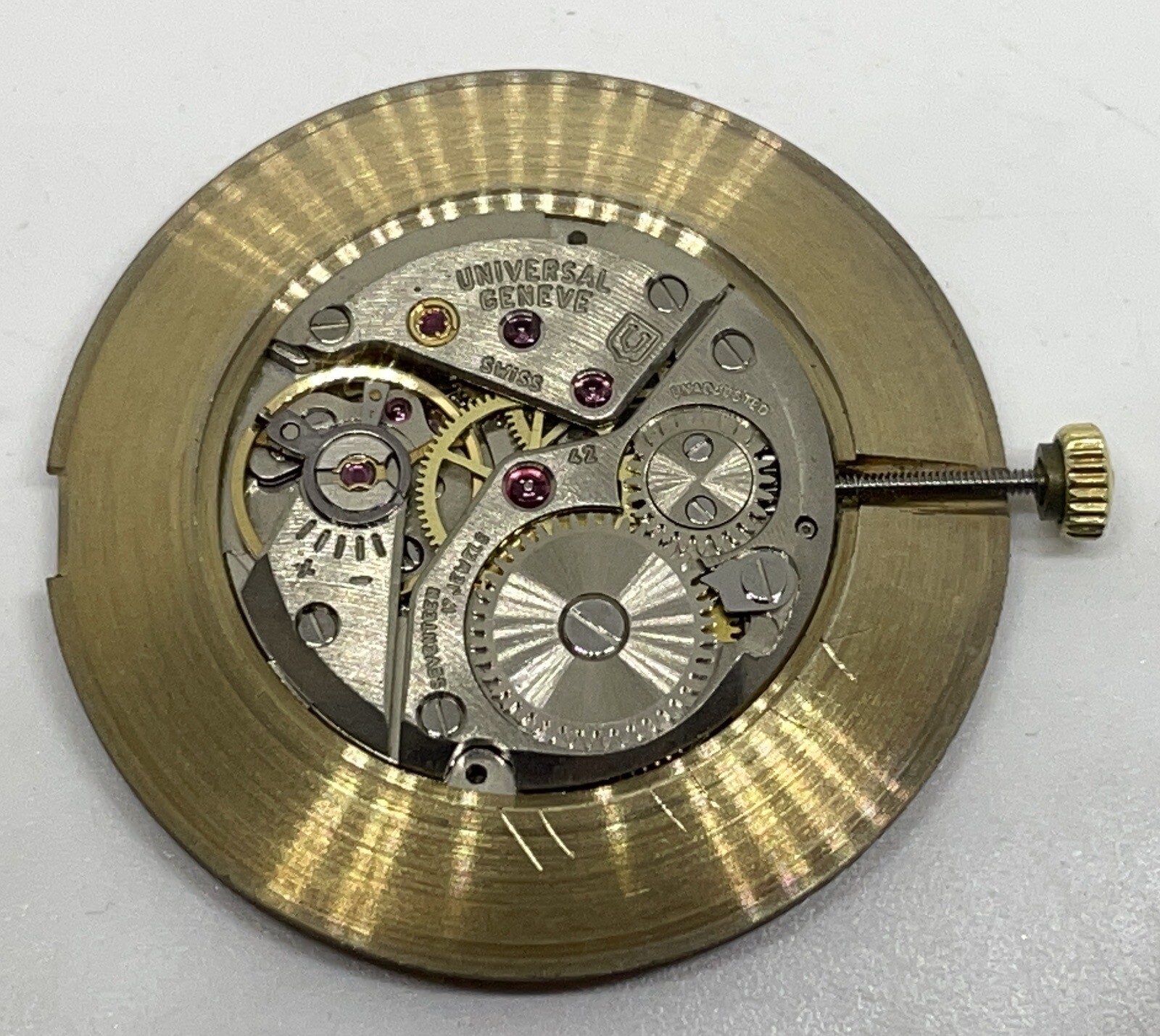 UNIVERSAL GENEVE MOVEMENT 17 Jewels Swiss Runs