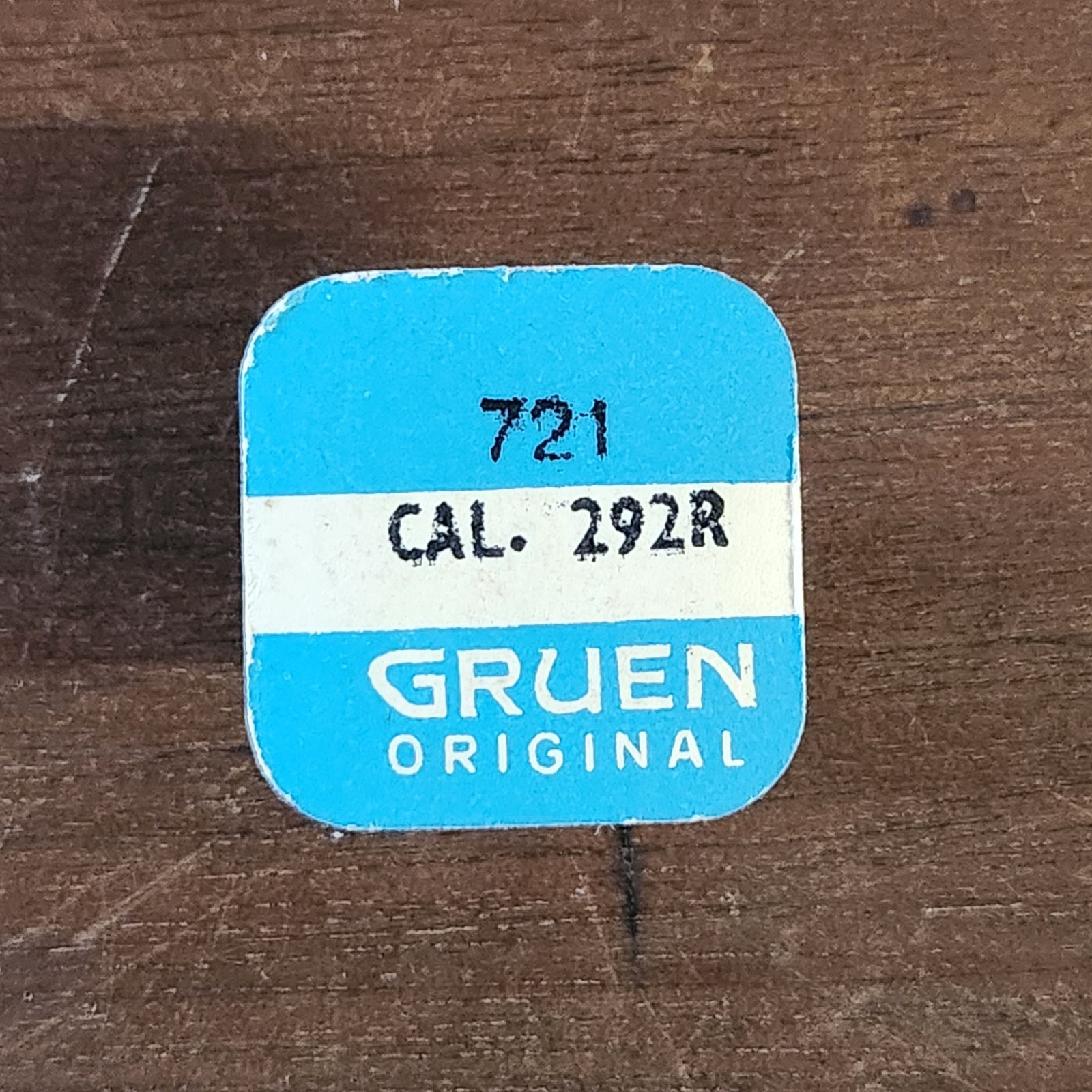 Genuine NOS Gruen Watch Part #721 Balance Cal. 292R Sealed