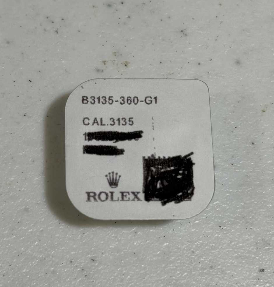 Rolex Second Wheel 3135-360 Authentic Original New