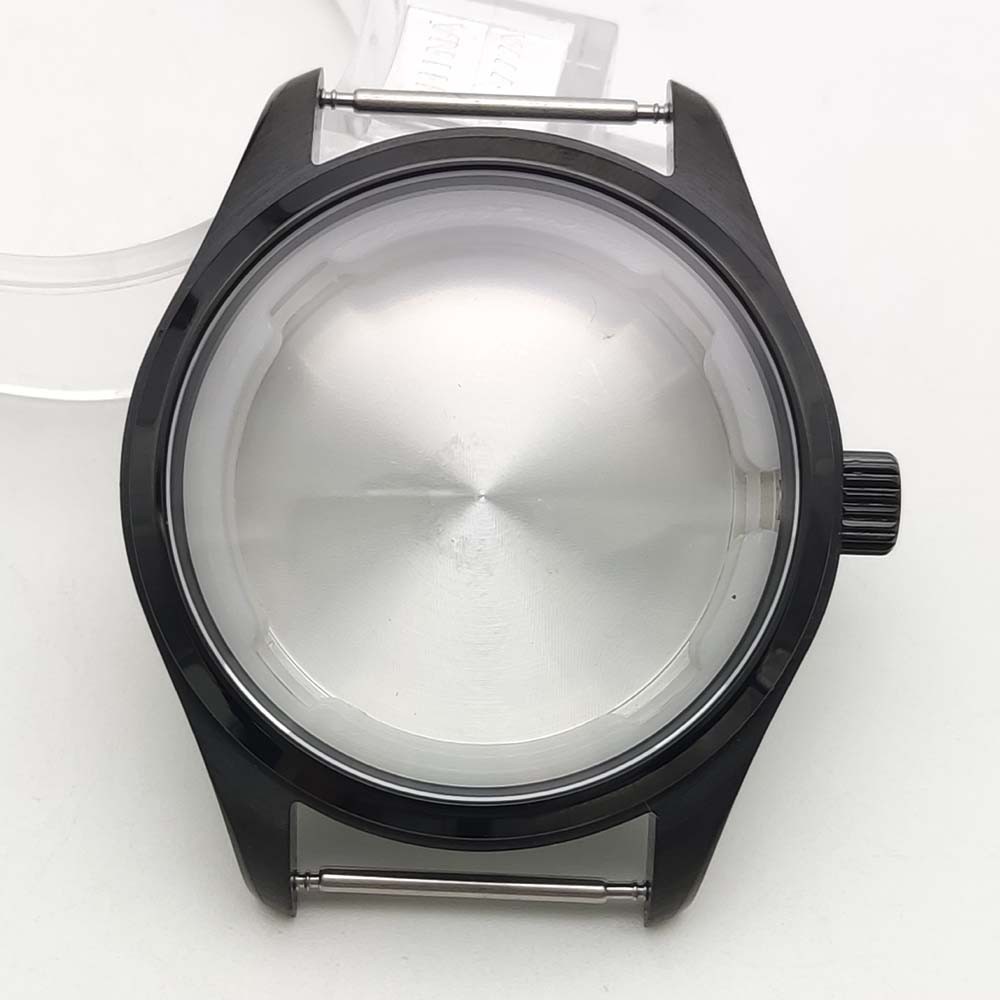 40mm Stainless steel Watch Case Sapphire Glass for NH35/36 Movement
