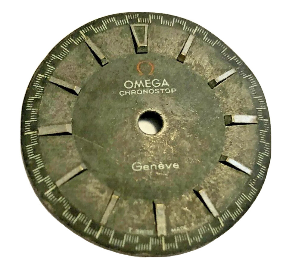 Vintage Omega Chronostop Watch Dial 28mm