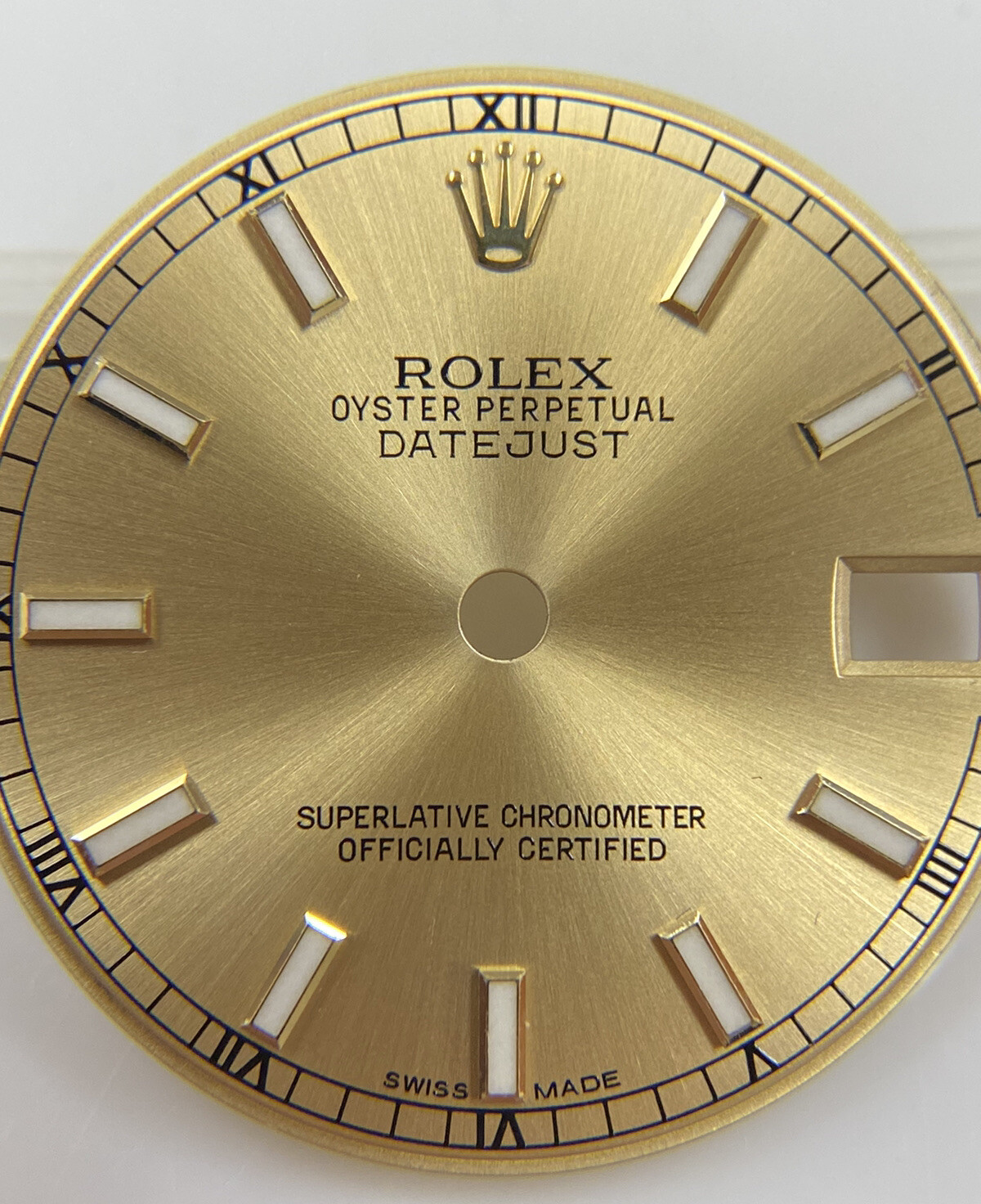 Genuine Rolex Midsize 31mm Datejust 178273 178243 Champagne Gold Luminous Dial