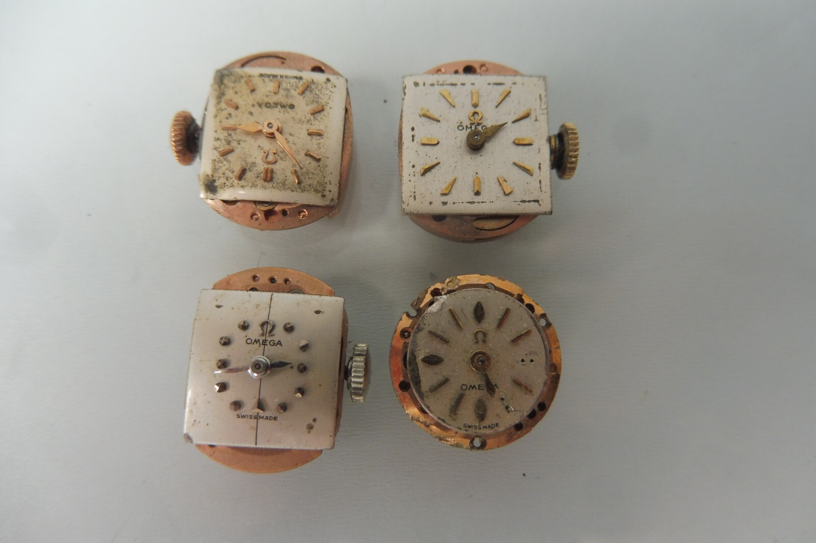 4 OMEGA – Watch Mechanism, Beautiful, Old Wristwatches, Women, Manual Winding