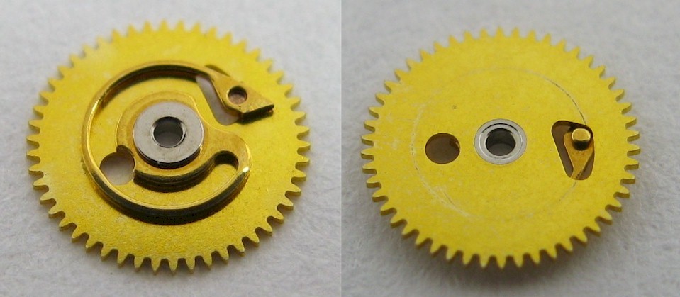 Cartier caliber 87 687 … movement part driving wheel for calendar disc …