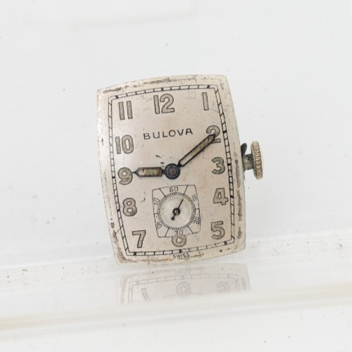 BULOVA CAL. 8AH, 17j WRIST WATCH MOVEMENT FOR REPAIR (BD)