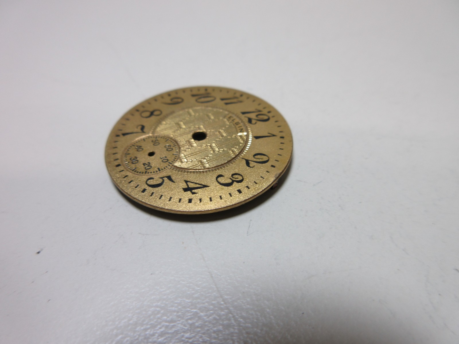 ELGIN MENS ROUND WATCH DIAL FACE WATCHMAKER REPLACEMENT PART #77