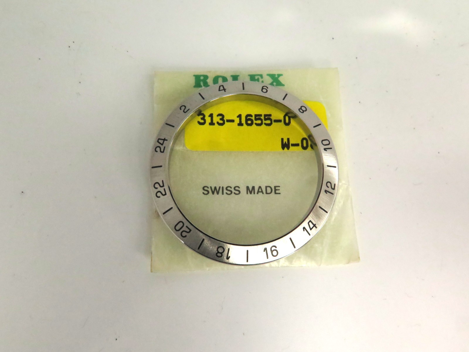 Vintage New Old Stock Rolex Oyster Perpetual Date Explorer II 1655 Steel Bezel