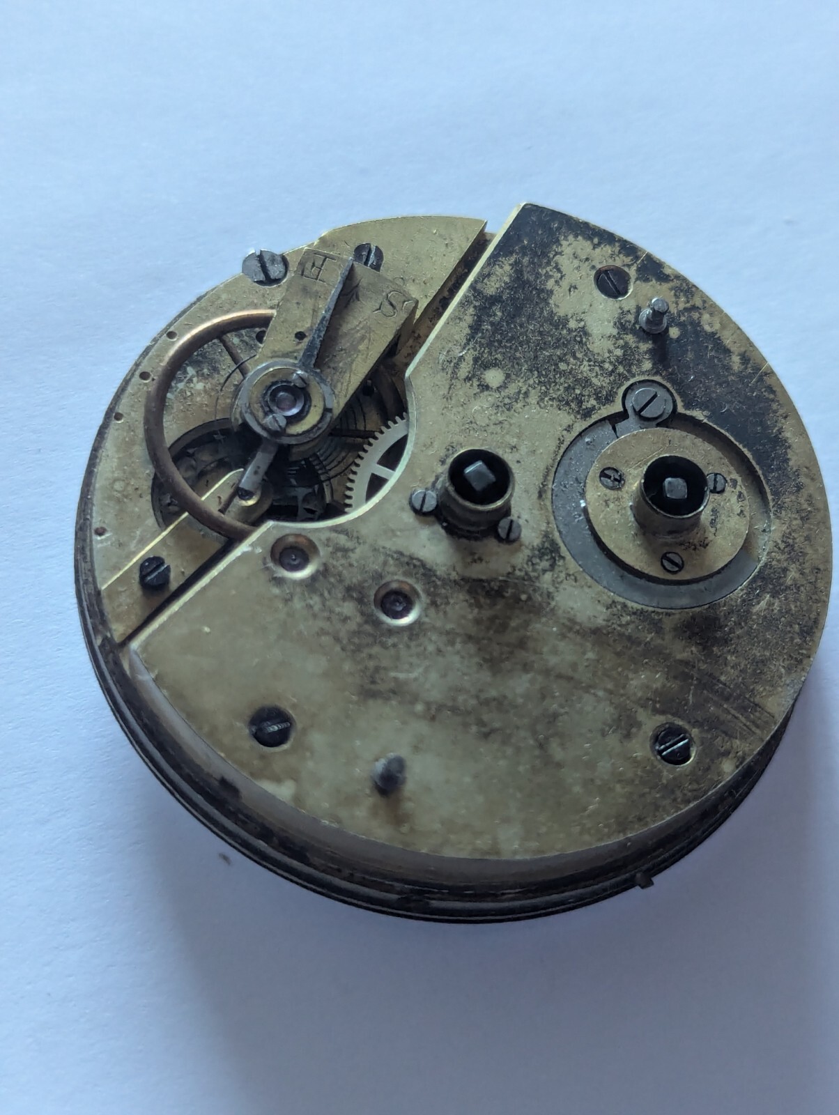 Vintage Fattorini & Sons Pocket Watch Movement (Runs)