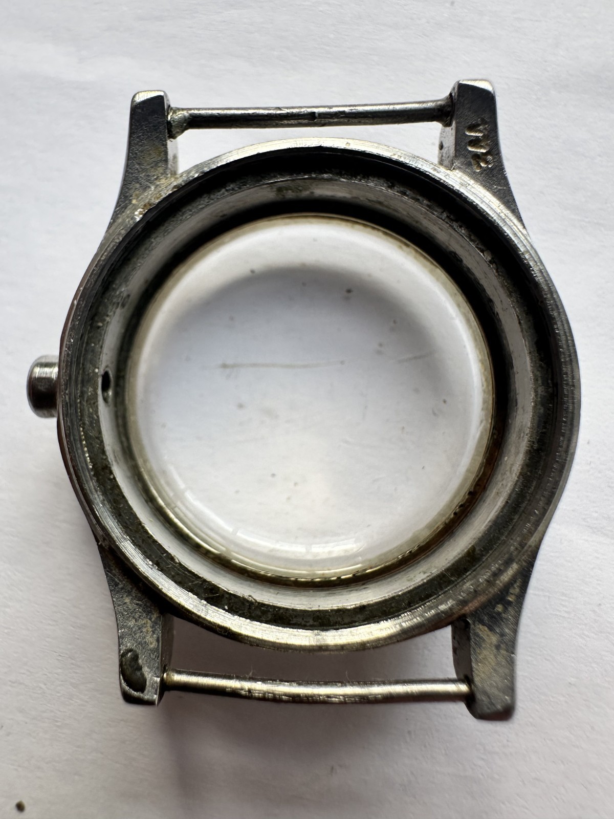 Swiss Brevet watch case and back, outer diameter 28.5 mm, inner diameter 23.5 mm