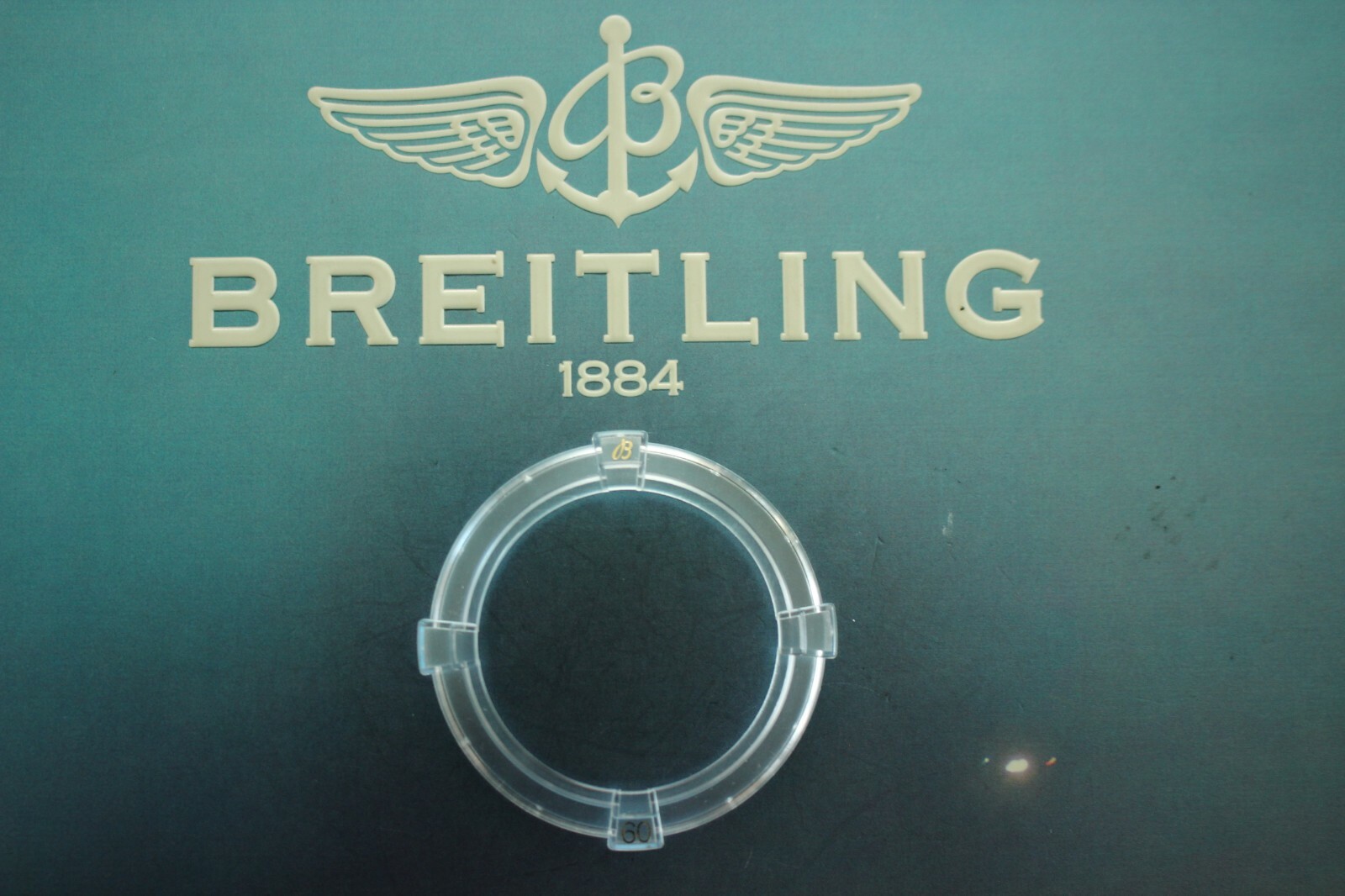 BREITLING AEROSPACE 42 FACTORY JEWELER CLEAR PLASTIC WATCH BEZEL PROTECTOR #60