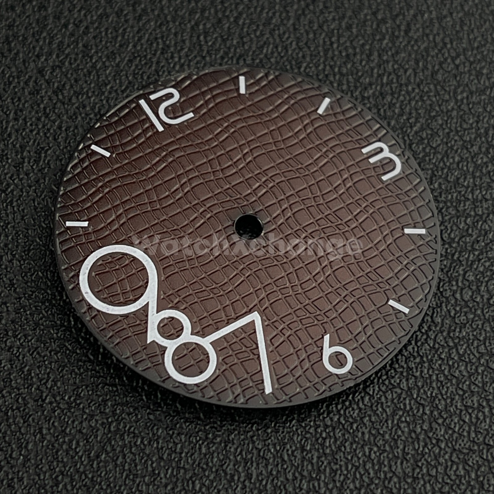 28.5mm Dark Brown Watch Dial Face For SL68 PC21 PC20 GL68 SP68 Quartz Movements