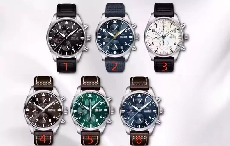 For DIY 43mm Watch Steel Case kit For ETA 7750 Movement