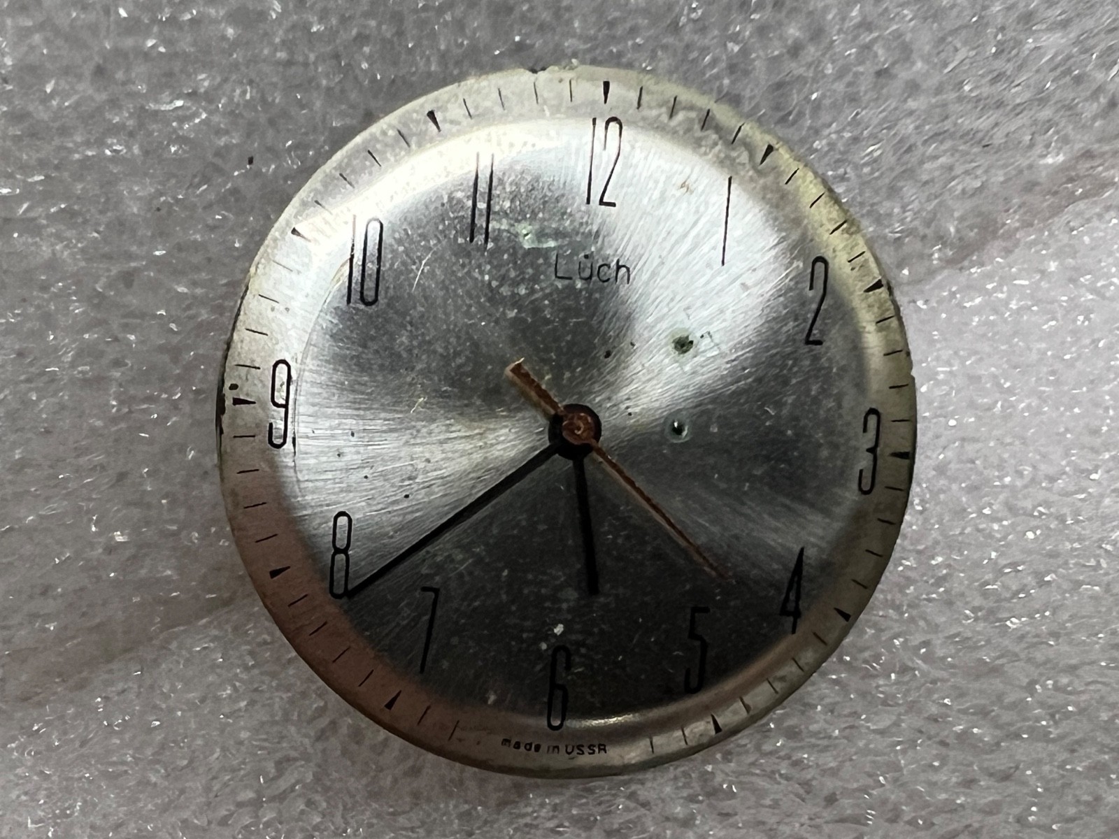 USSR LUCH movement 2209 caliber Gold Plated watch mechanism. FOR PARTS .