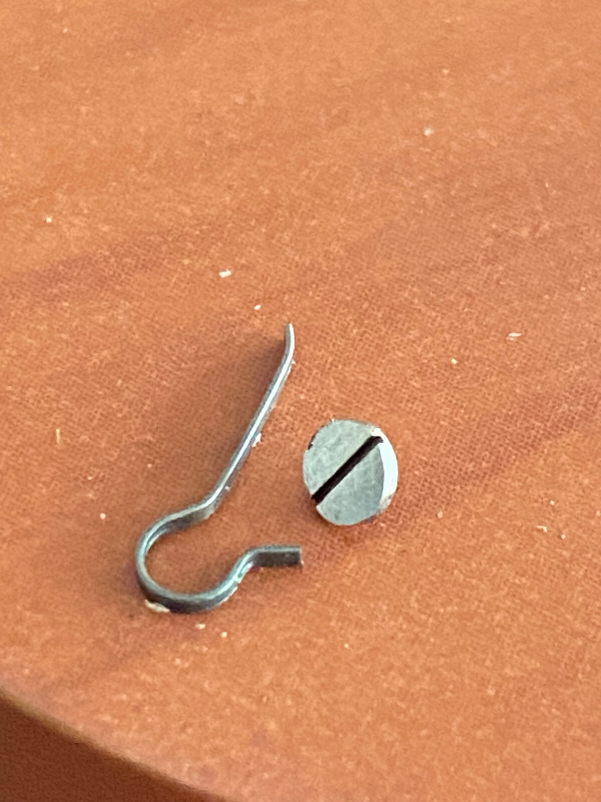 VINTAGE CLICK SPRING AND SCREW FOR 18 SIZE HAMILTON 940 MOTOR BARREL