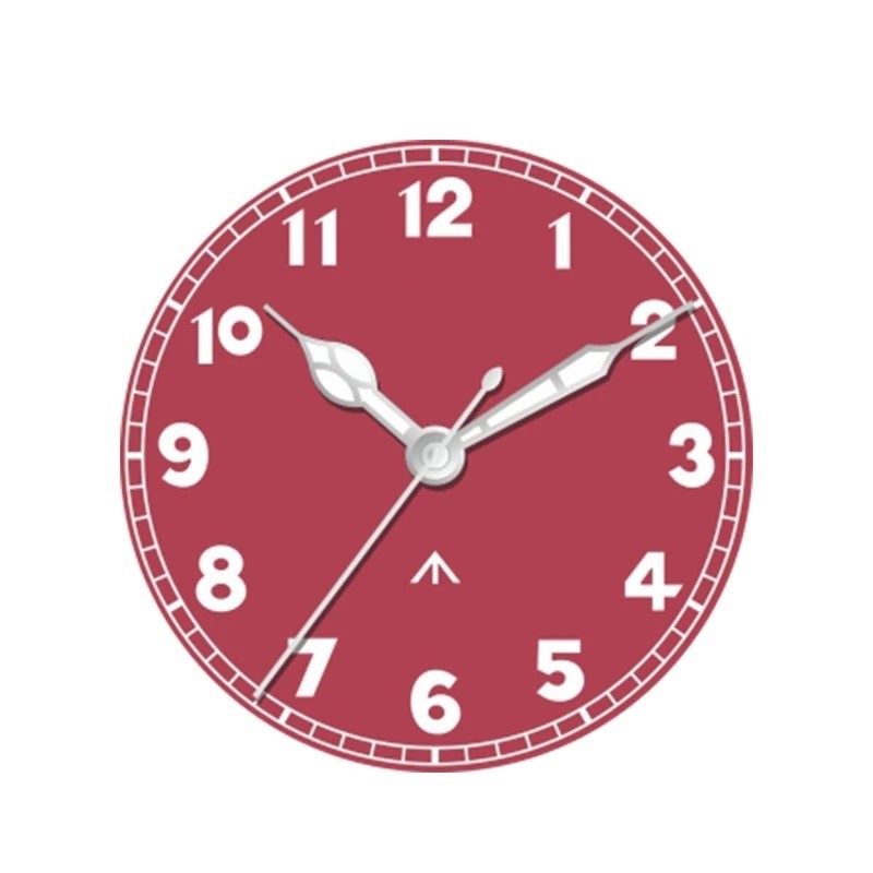 28.5mm Matte Sunburst Luminous Watch Dial Wine Burgundy + Hands Set NH35/36