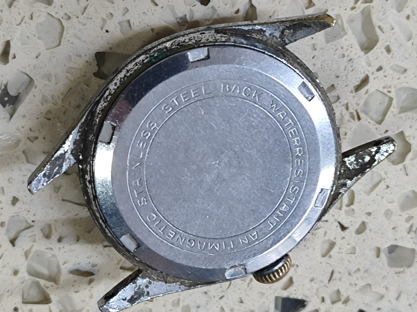 1950 Vintage AVIA watch Cal. AS 1187/94 Not Work balance good For Repair