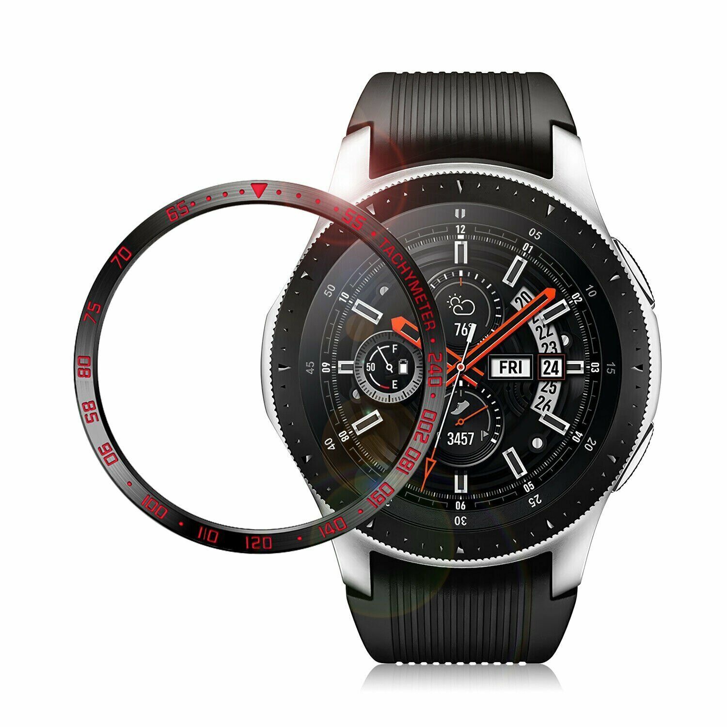 For Samsung Galaxy Watch 46mm Bezel Ring Styling Frame Case Cover Protection