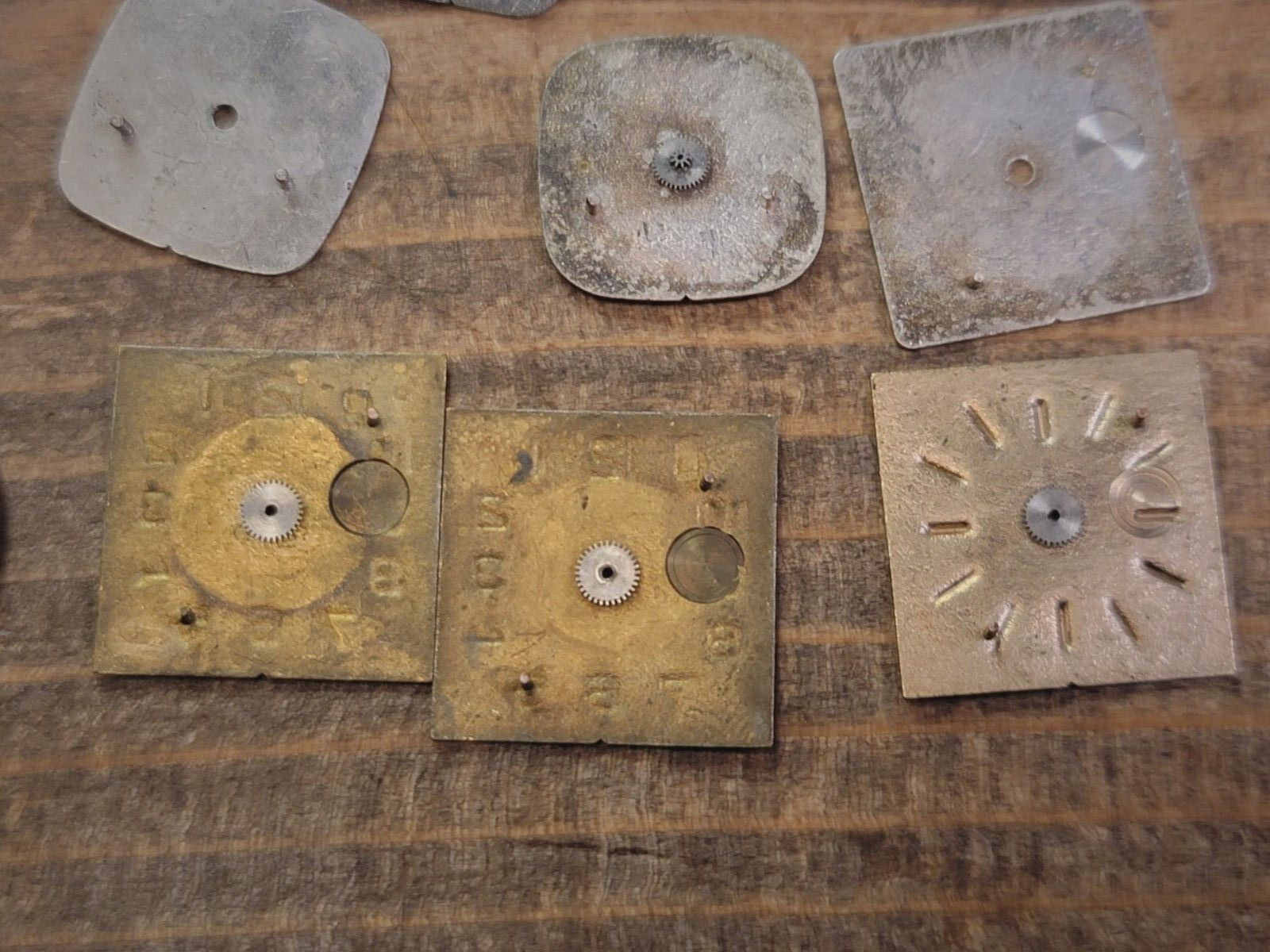 Lot of 12 Vintage CHAIKA Watch Dial / Watch Faces Steam-Punk & Jewelry Crafting