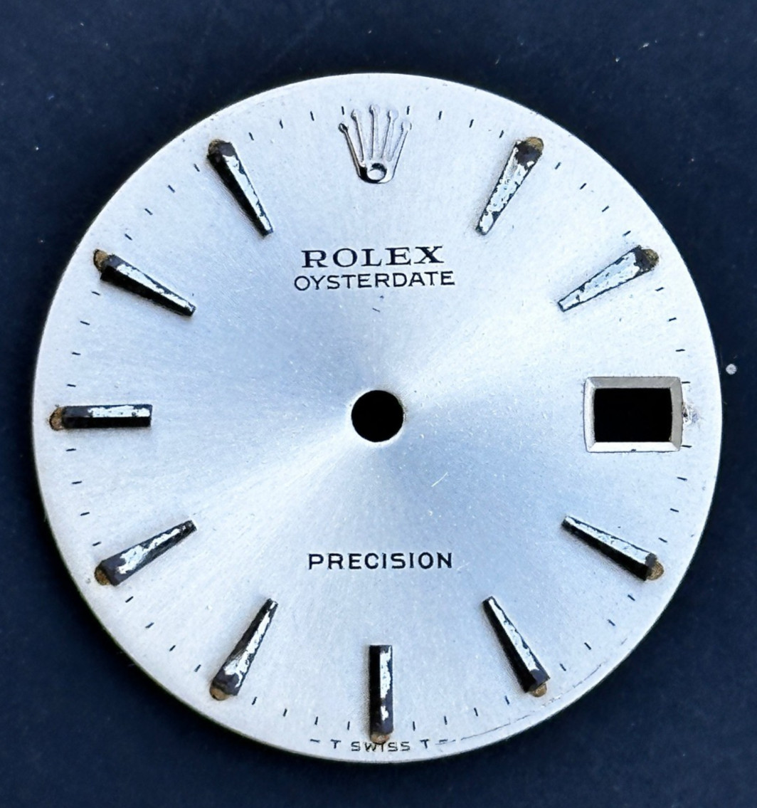 Vintage Rolex Oysterdate Precision Watch Dial For 6466