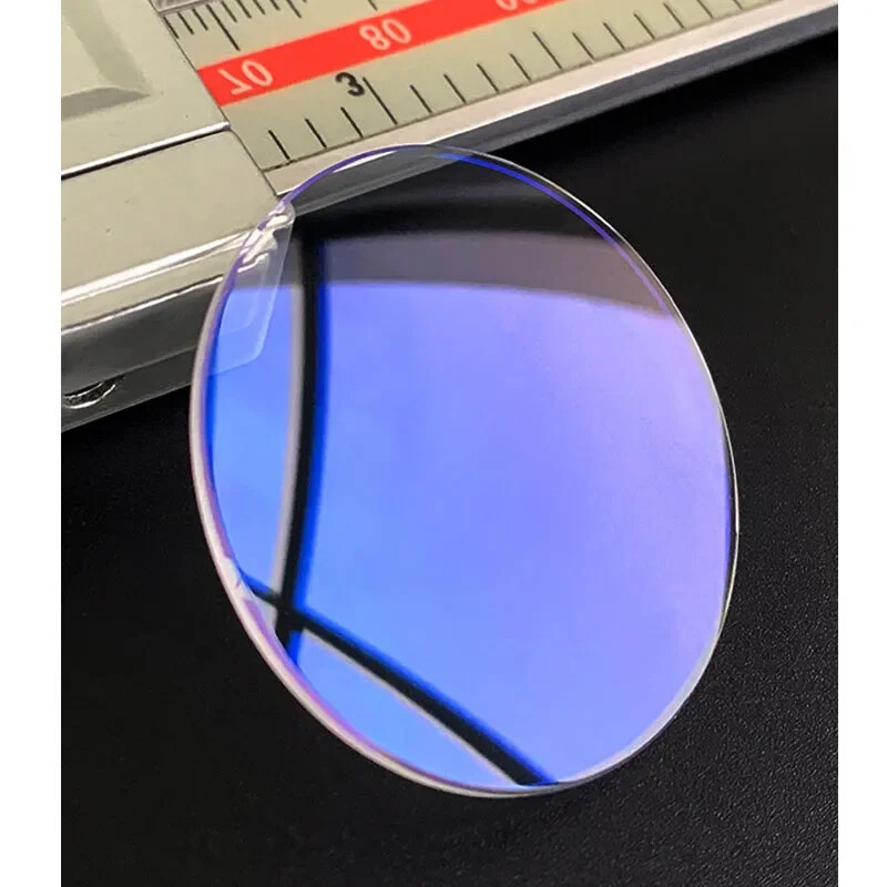 1.2mm Blue AR Coating Sapphire Glass Watch Lens Flat Round Watch Crystal 26-40mm