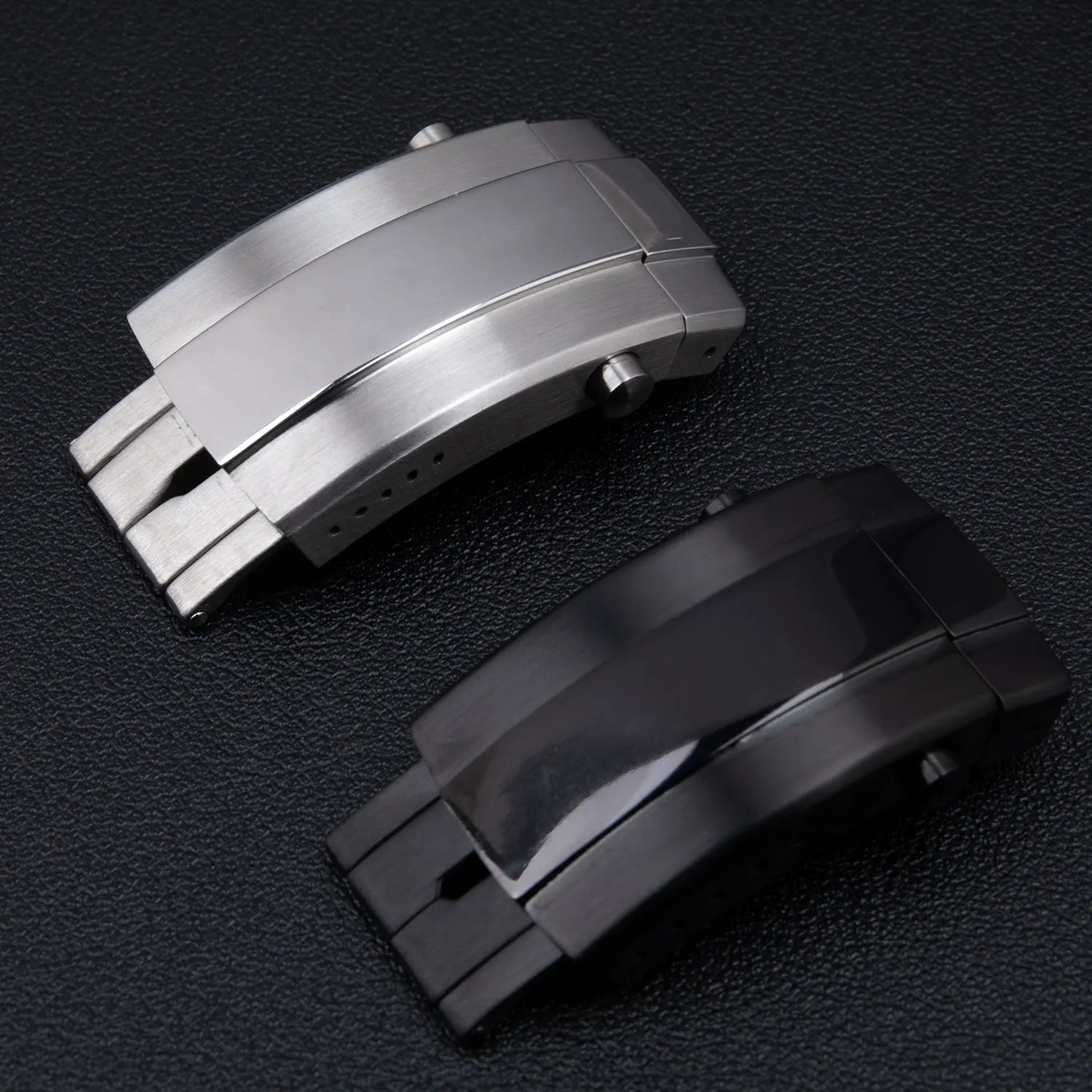 18 20mm Adjustbale SS Metal Fold Deployment Clasp For Breitling Strap Band