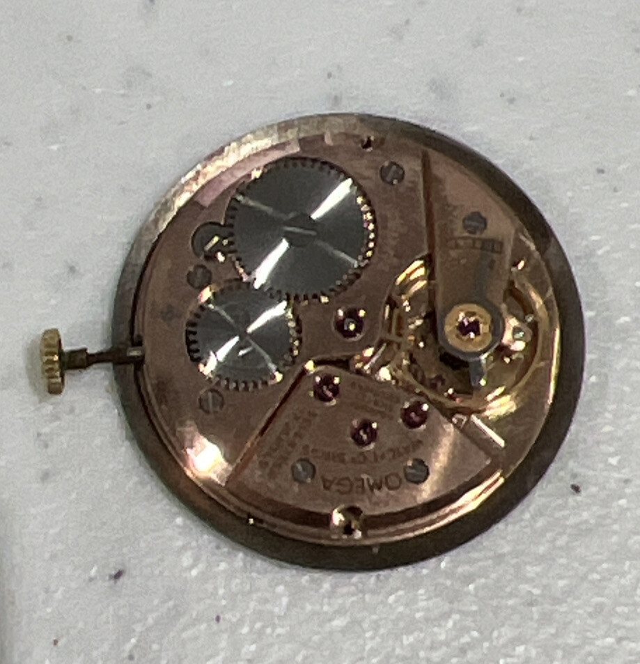Omega Movement Cal 510 With Dial, Hands, And Crown Authentic Original Working