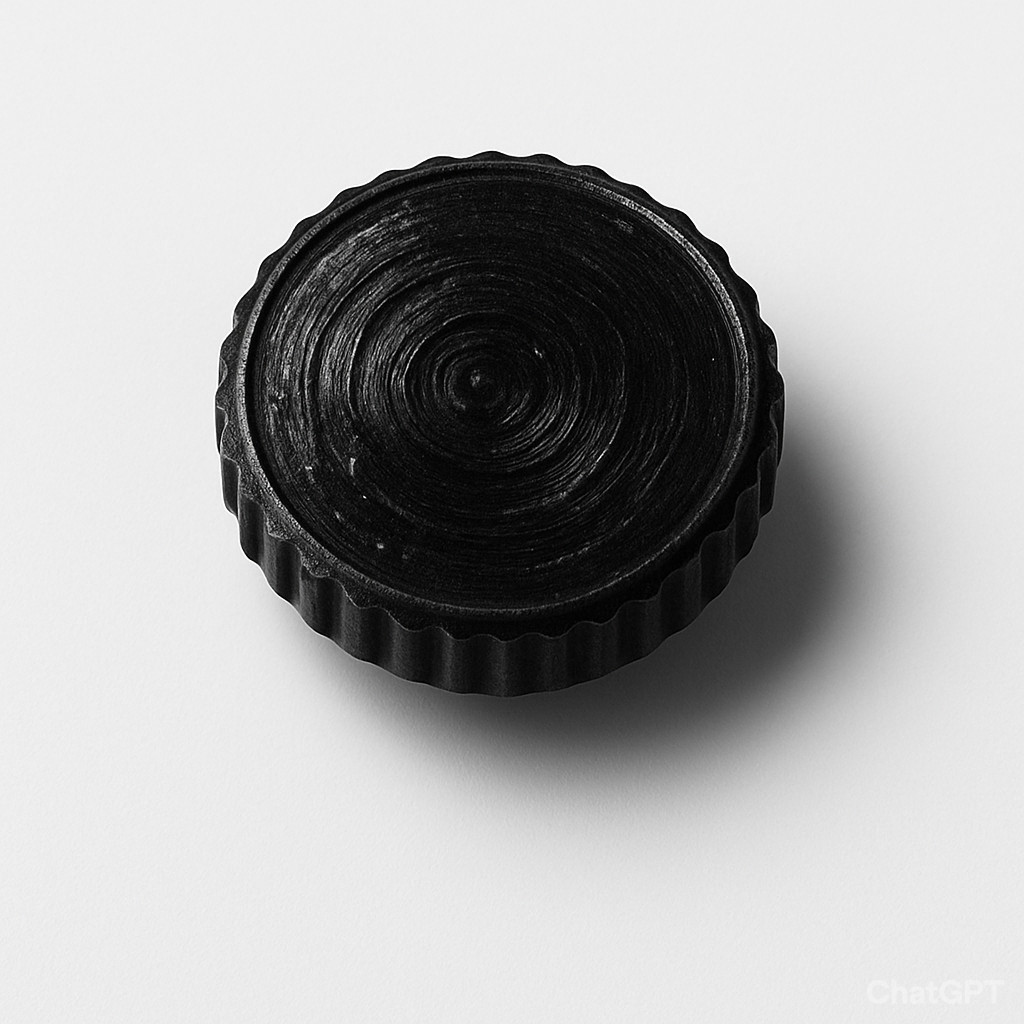 1PC Stainless Steel Watch Crown | 10mm Black | Replacement Part – For Panerai