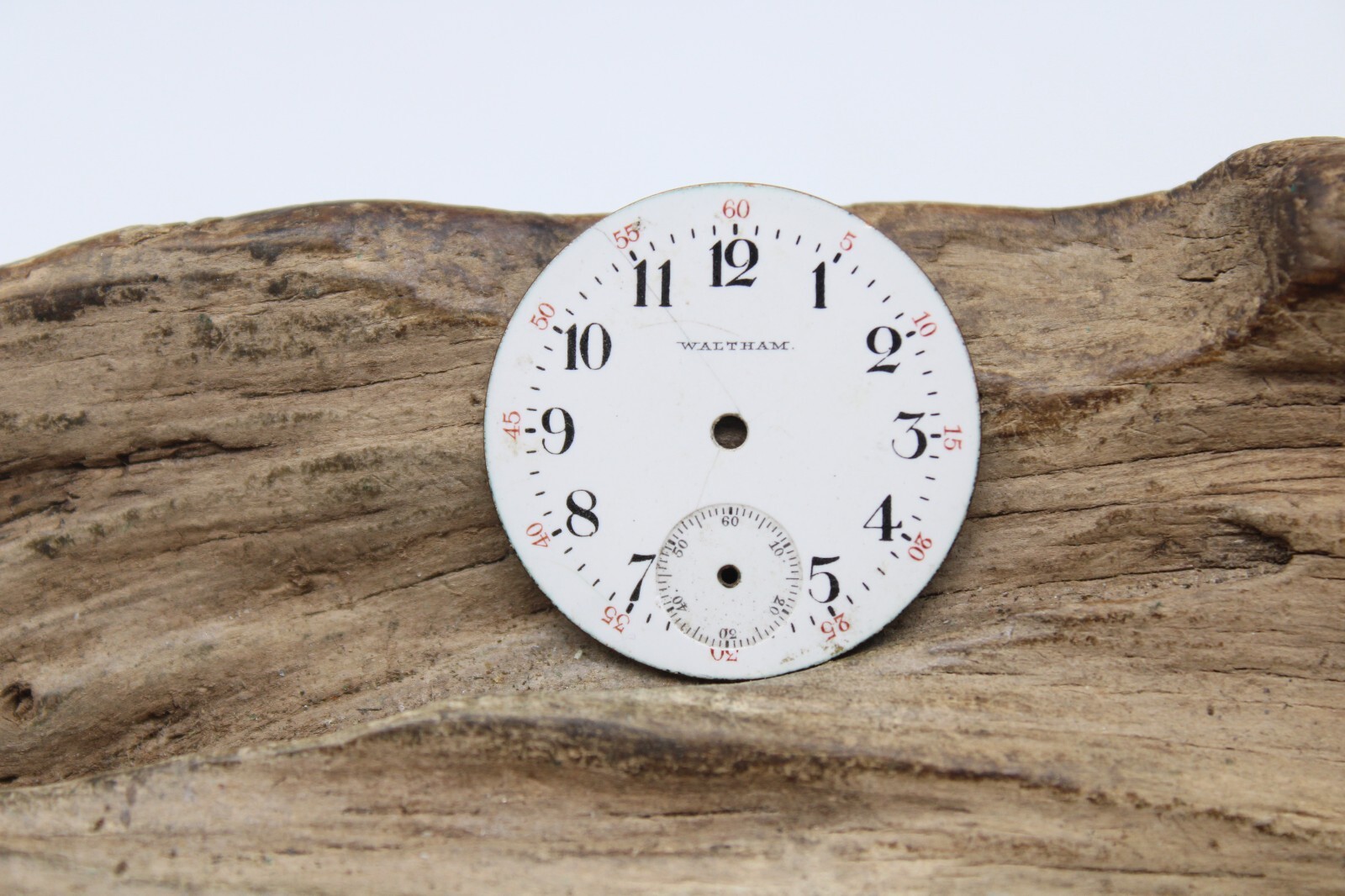 WALTHAM POCKET WATCH DIAL BREGUET NUMERAL INDICES 28.5mm (GI)