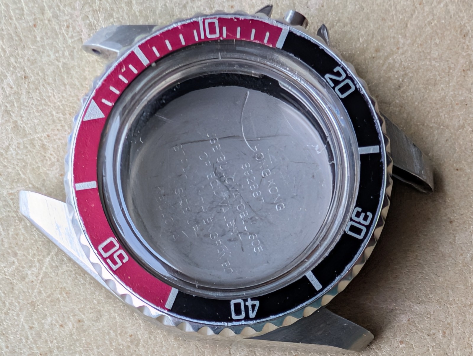 Vintage 1980 Bulova Caravelle Quartz ‘892887’ Diver CASE/BEZEL/INSERT/CRYSTAL