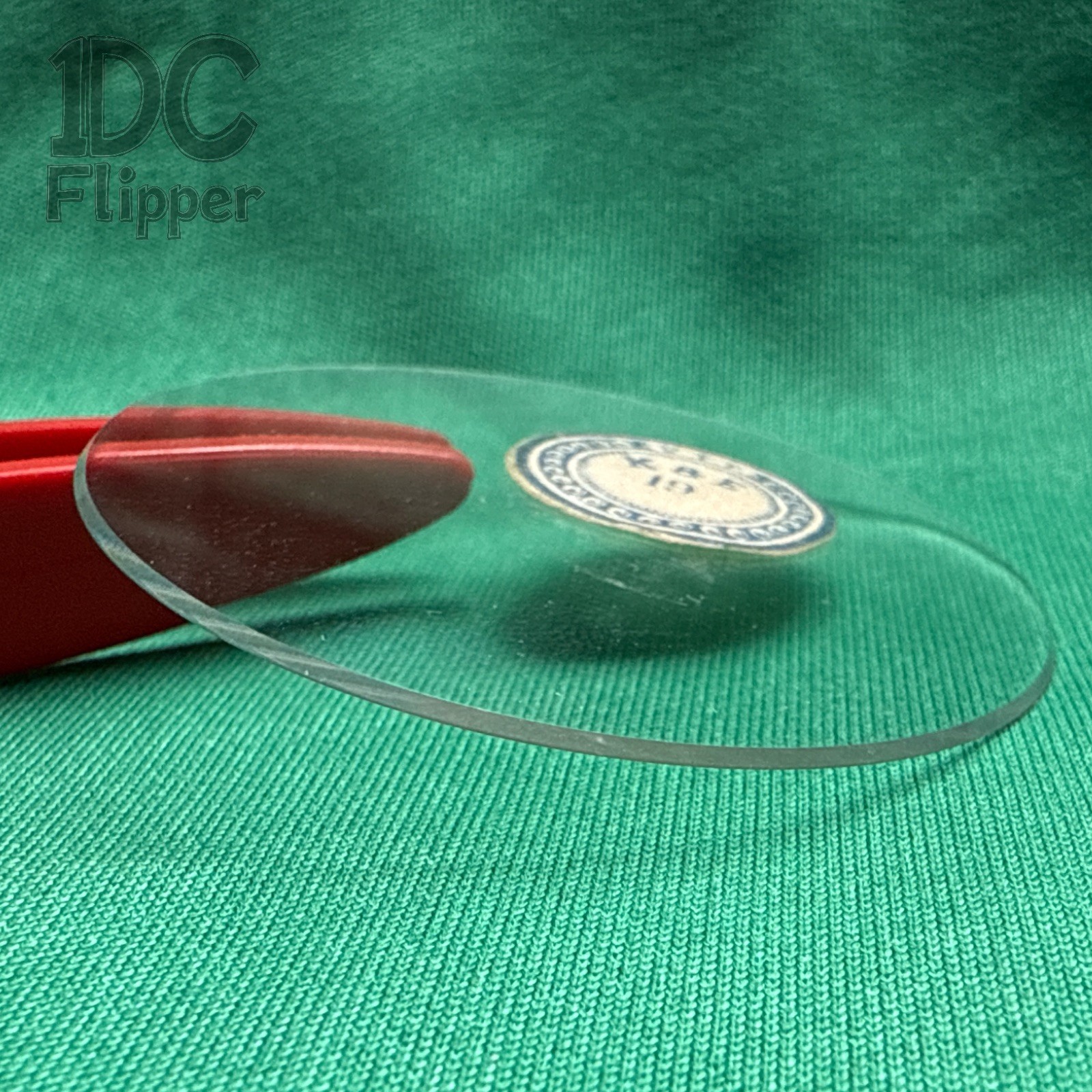 Ligne 19 Pocket Watch Crystal Hunter Flat Thick: 1mm C19-1 NOS Read!