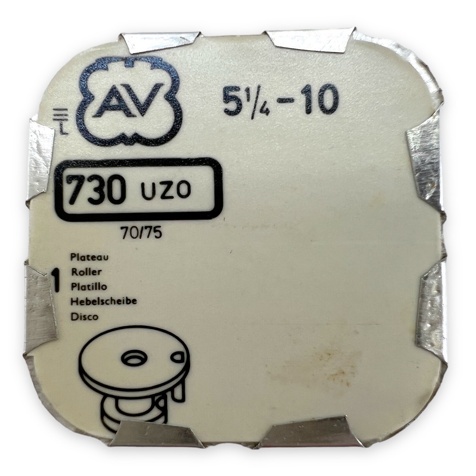 Aurore 10 ROLLER AV10 Watch Material Parts EBAUCHES Part No. 730